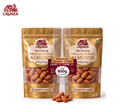 Crunza 100% California Almonds (400g Pack of 2) – Super Value Combo Deal | Fresh & Crunchy Raw Badam